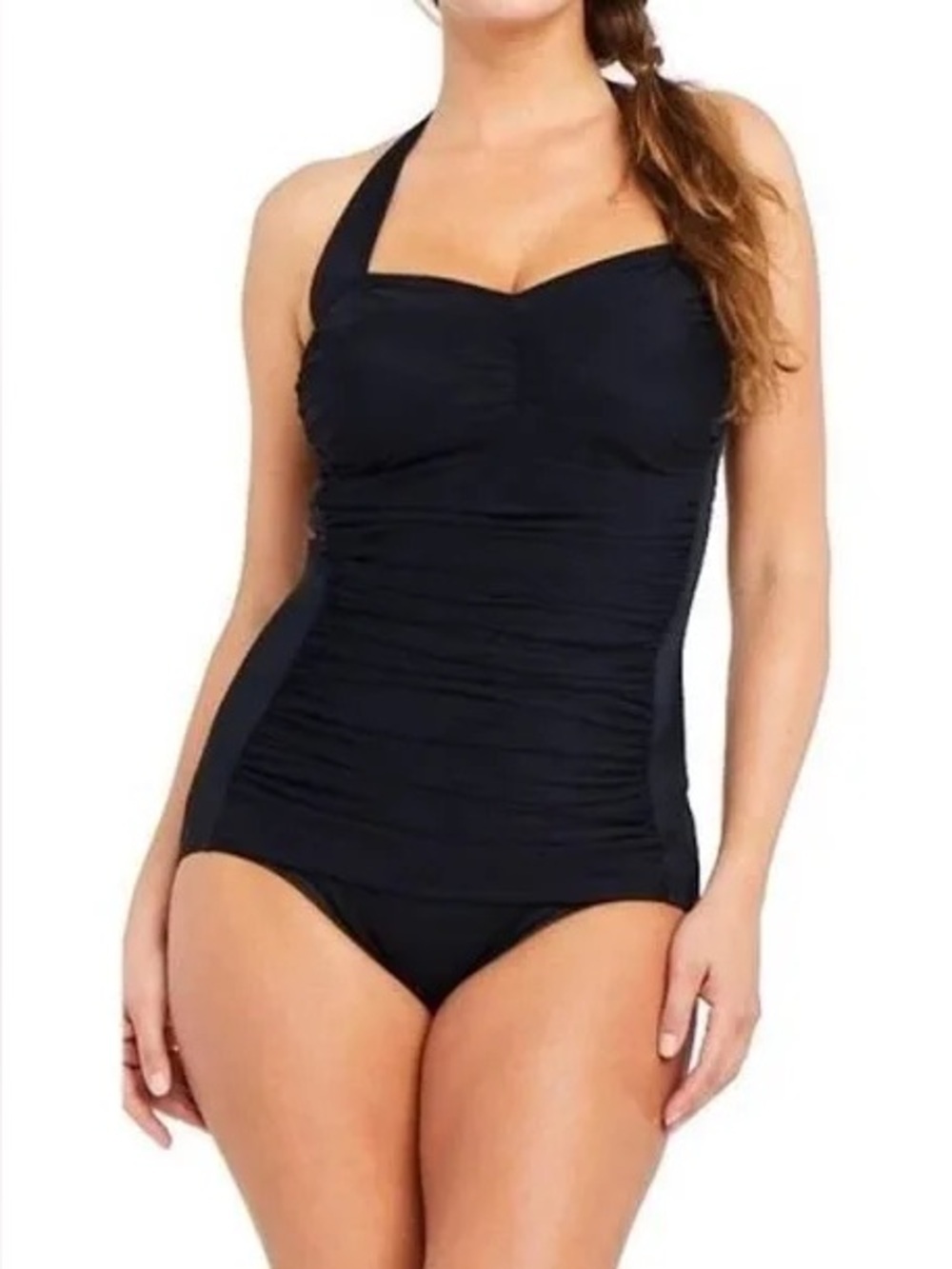Ruby Ribbon Riviera One Piece Swimsuit in Black